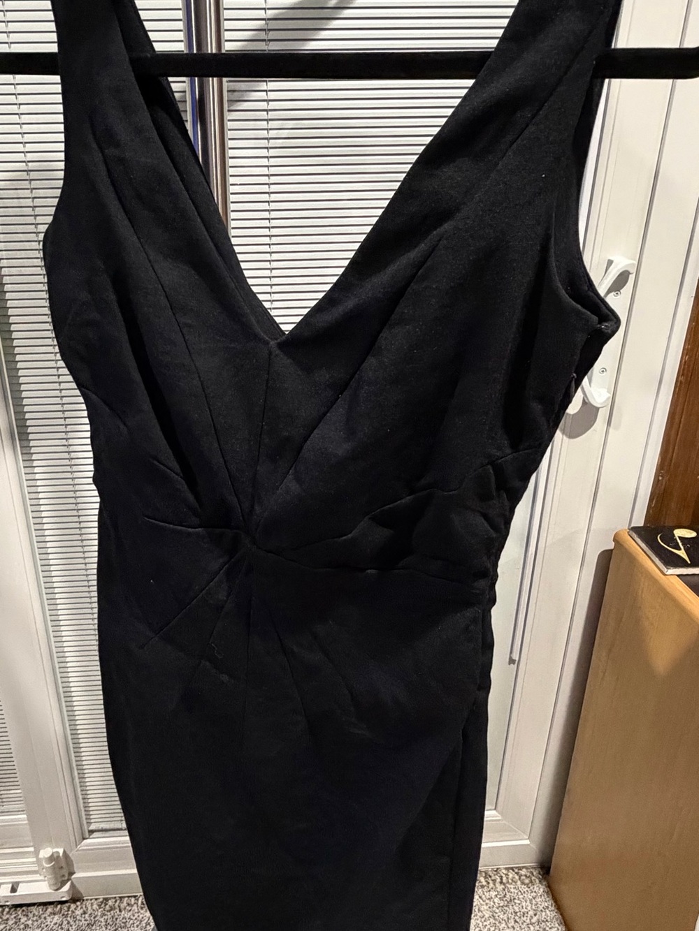 Banana Republic Black V-Neck Sheath Dress